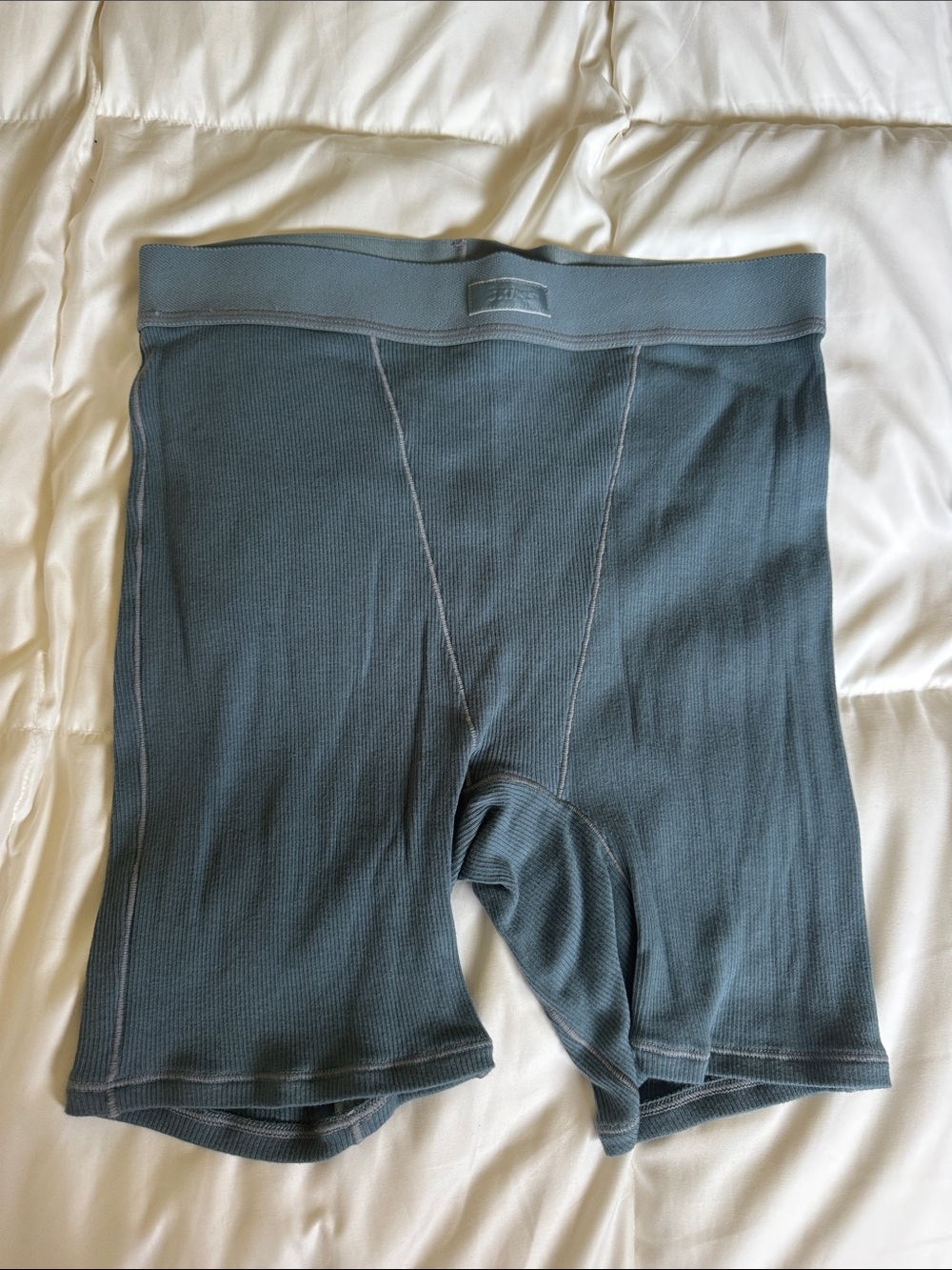 SKIMS Slate Blue women’s boxer